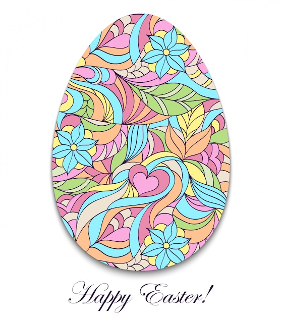 Abstract easter egg