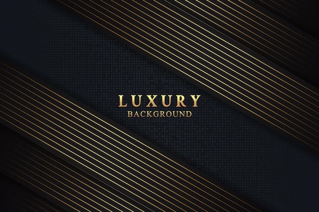 Abstract elegant luxury background concept with black and gold texture