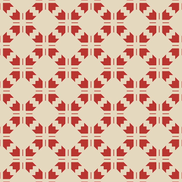 Abstract ethnic floral fabric pattern