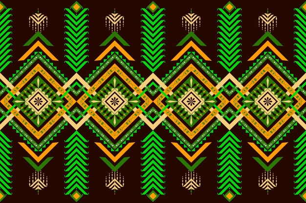 Vector abstract ethnic geometric pattern design for background and wallpaper seamless striped pattern