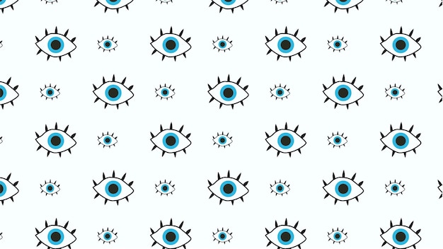 Abstract eye seamless pattern Seamless eye background pattern