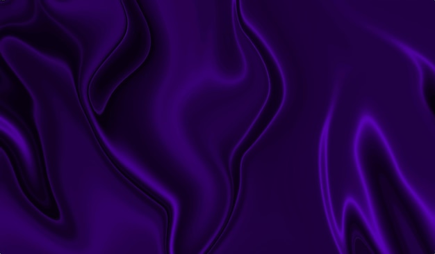 Abstract fantasy colorful smooth creamy deep purple marble liquid background and glossy wave