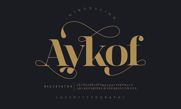 Abstract Fashion font alphabet Minimal modern urban fonts for logo brand etc Typography typeface