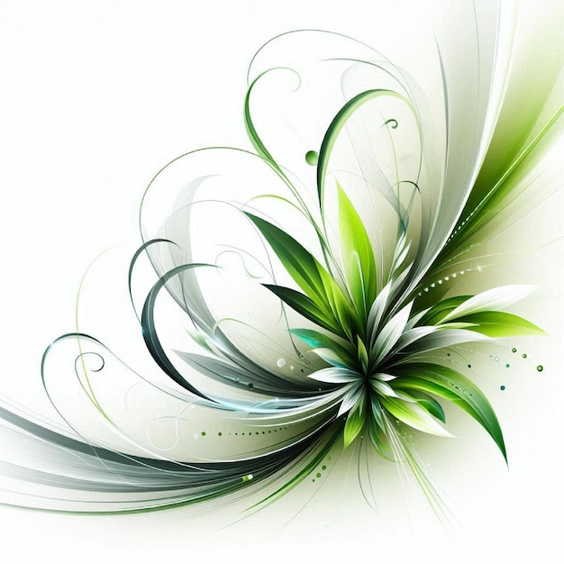 Vector abstract flora element