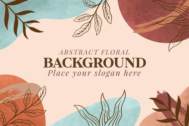 Vector abstract floral background