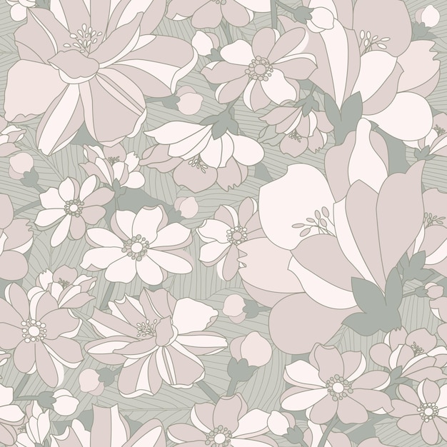 Abstract Floral Background