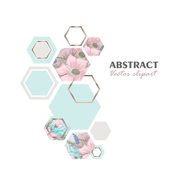 Abstract floral clipart