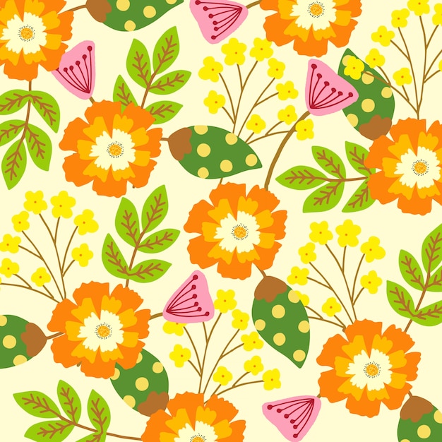 abstract floral pattern background