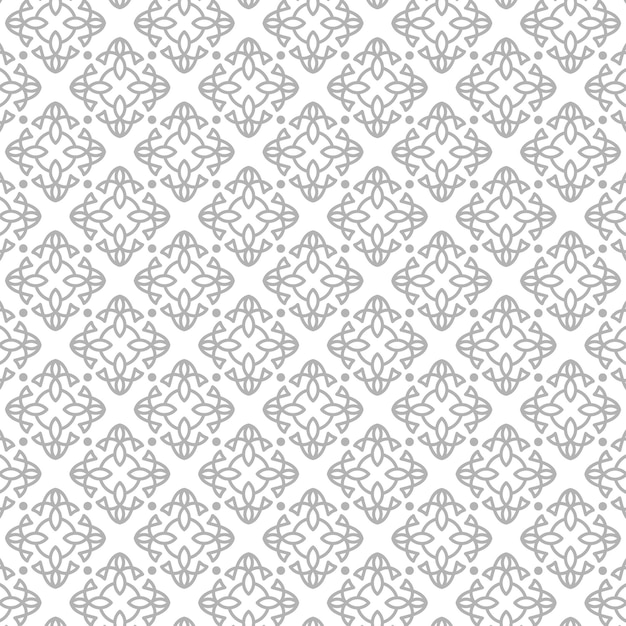 Abstract floral pattern on white background