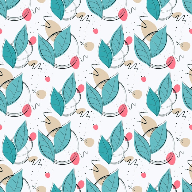 Abstract floral pattern