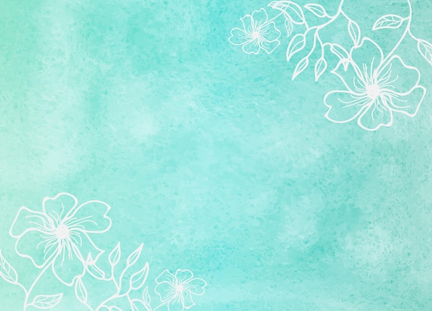 Vector abstract floral watercolor shading brush background texture