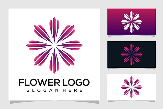 Abstract flower logo