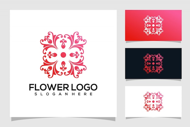 abstract flower logo