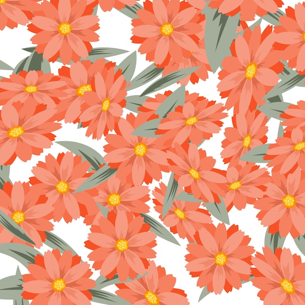 Abstract flower pattern background. Vector illustration. Abstract background.