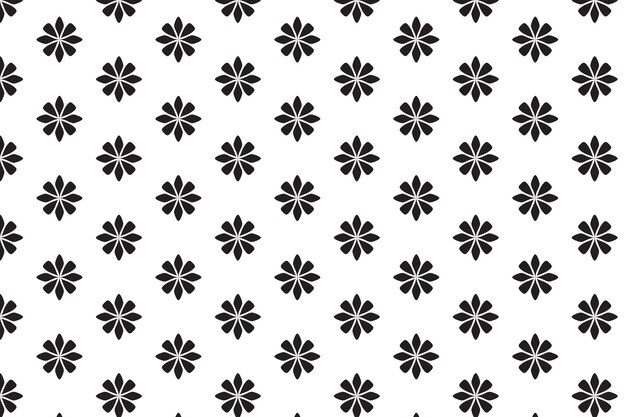 Abstract Flower Pattern Free Vector