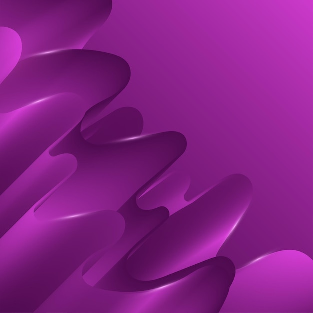 Abstract Fluid Acrylic Background In Purple Color