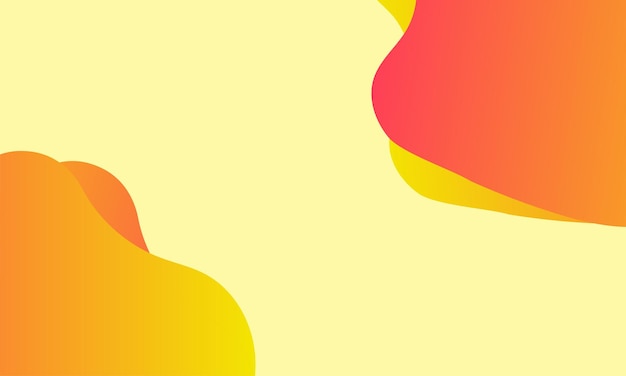 Abstract fluid background with colorful gradient