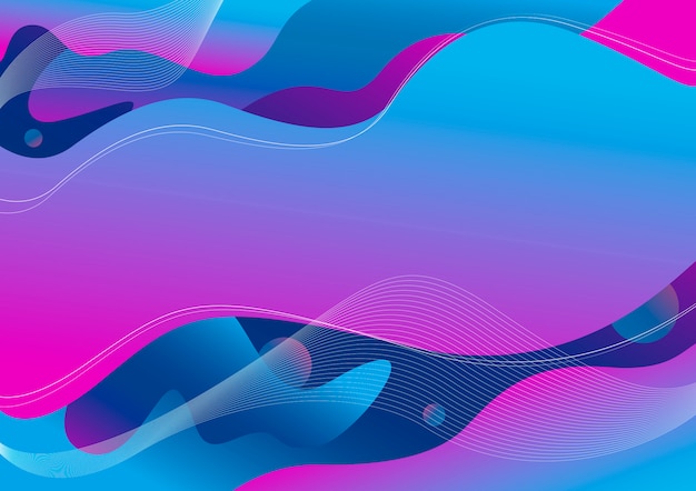 Abstract fluid color background