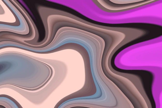 Abstract Fluid Colorful liquid surface marble paint background.