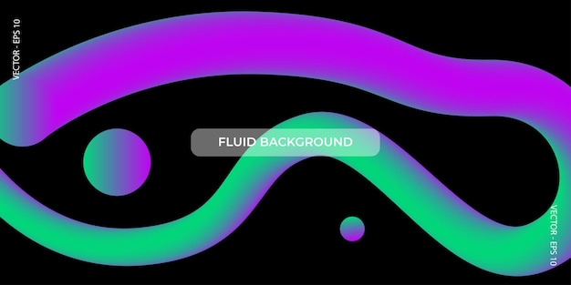 Abstract fluid curve Gradient blend line creative liquid colorful shapes and banner vector backgrounds