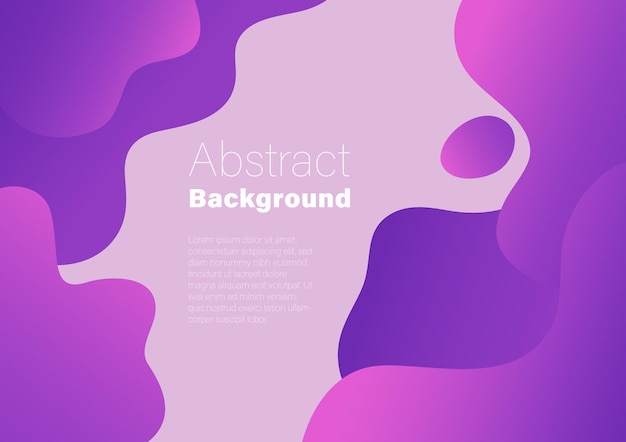 Abstract fluid gradient background purple gradient color liquid vector background illustration template for website banner poster backdrop