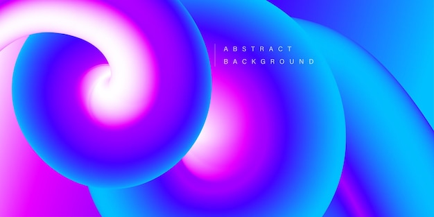 Abstract Fluid Neon Color 3D Effect Background Banner Design Multipurpose