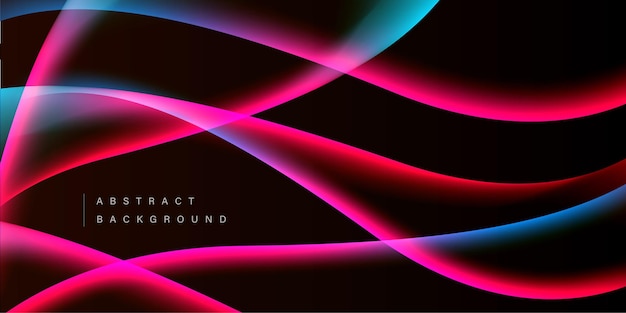 Abstract Fluid Neon Color 3D Effect Background Banner Design Multipurpose