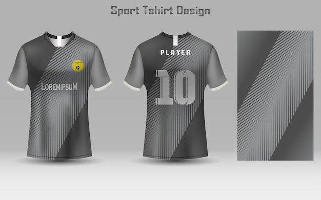 Abstract Football Jersey Template Sport Tshirt Design