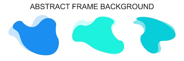 Abstract frame background design