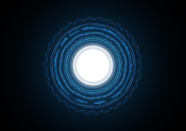 Abstract futuristic circle background