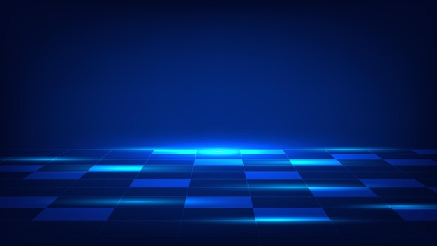 abstract futuristic technology background. hi tech digital blue light with copy space