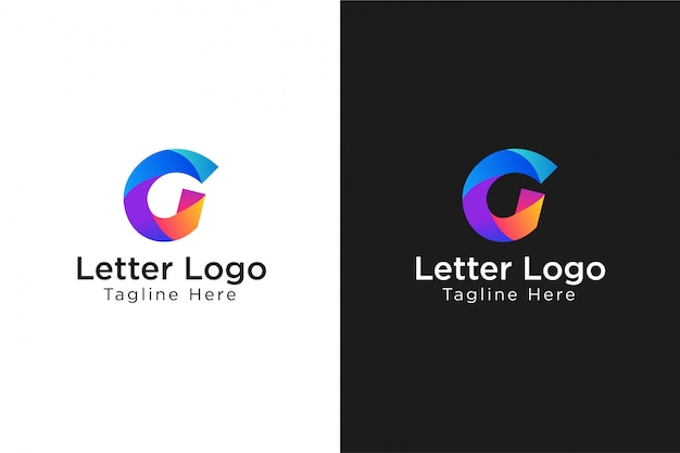 Abstract g letter logo