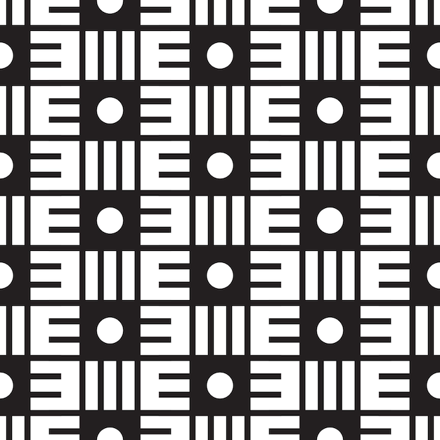 Abstract geometric american etnic indigenous seamless pattern