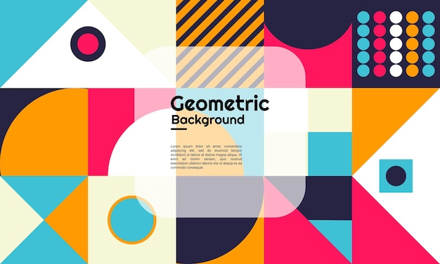 Abstract geometric background pattern