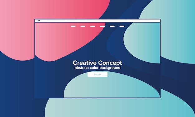 Abstract geometric background with bright colors Creative web design concept for start page