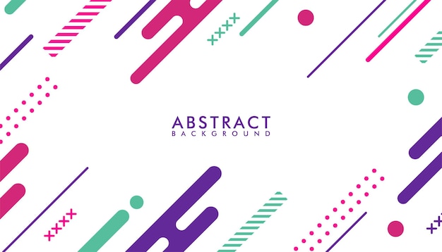 Abstract geometric background with colorful