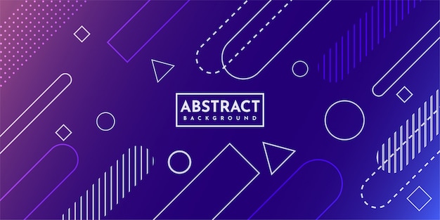 Abstract Geometric Background with dynamic gradient