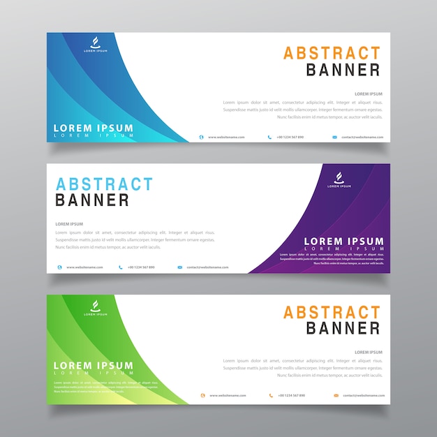 abstract geometric banner.