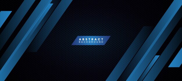 Abstract geometric blue background vector illustration