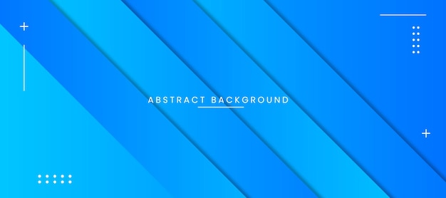 Abstract geometric blue gradient background vector illustration