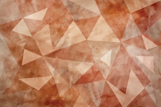 Vector abstract geometric brown pattern