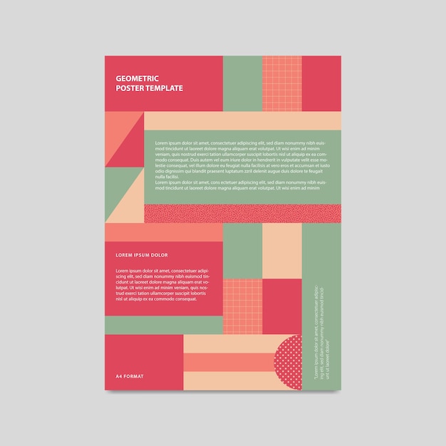 Abstract geometric cover background Template for annual report cover notebook poster flyer brochure etc