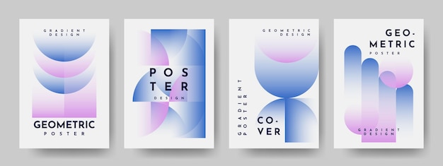 Abstract geometric cover or poster design