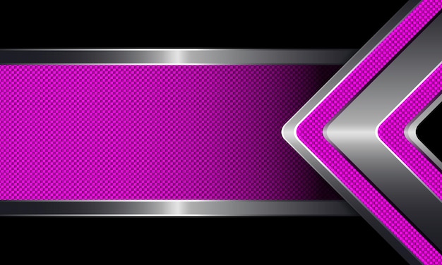 Abstract geometric design in purple hue with an arrow