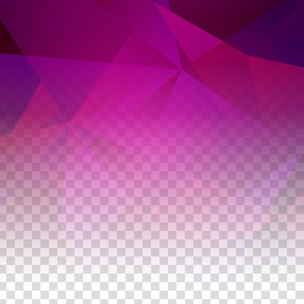 Abstract geometric design on transparent background