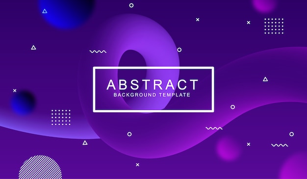 Abstract Geometric Gradient Background Template