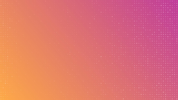 Abstract geometric gradient squares background. Orange dot background with empty space. Vector illustration.