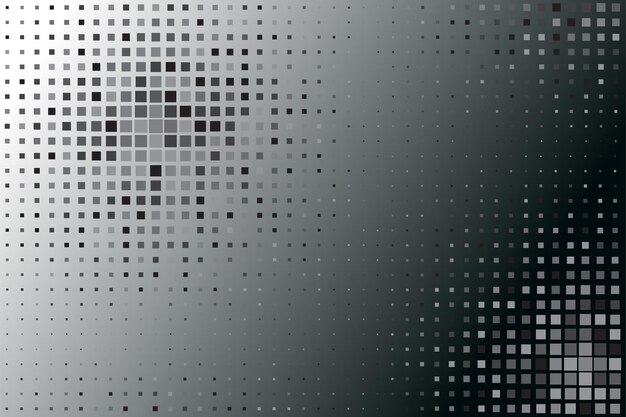 Abstract geometric graphic halftone square pattern. Futuristic background. Minimal 80s Style