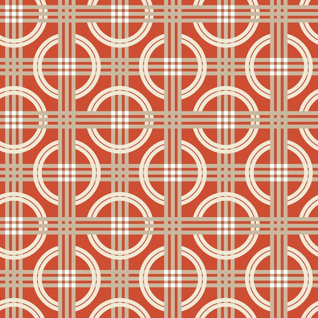 Abstract Geometric Modern Art Deco Stripes Circles Squares Vector Complex Pattern Minimal Concept