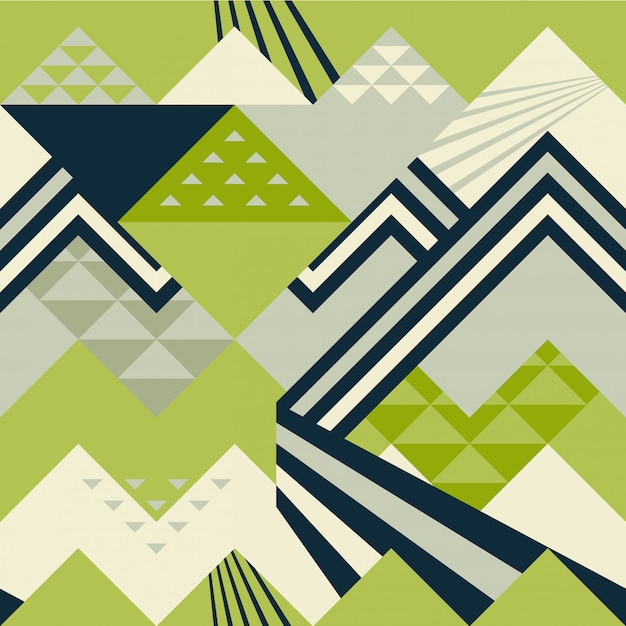 Abstract geometric modern pattern